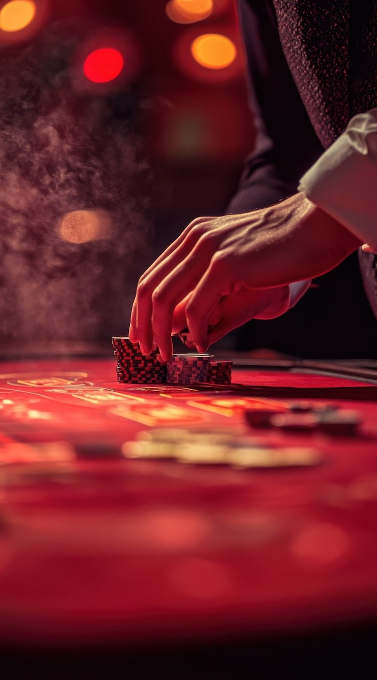 Antarmuka permainan gratis nextogel di layar mobile dengan saldo virtual dan pilihan meja live dealer